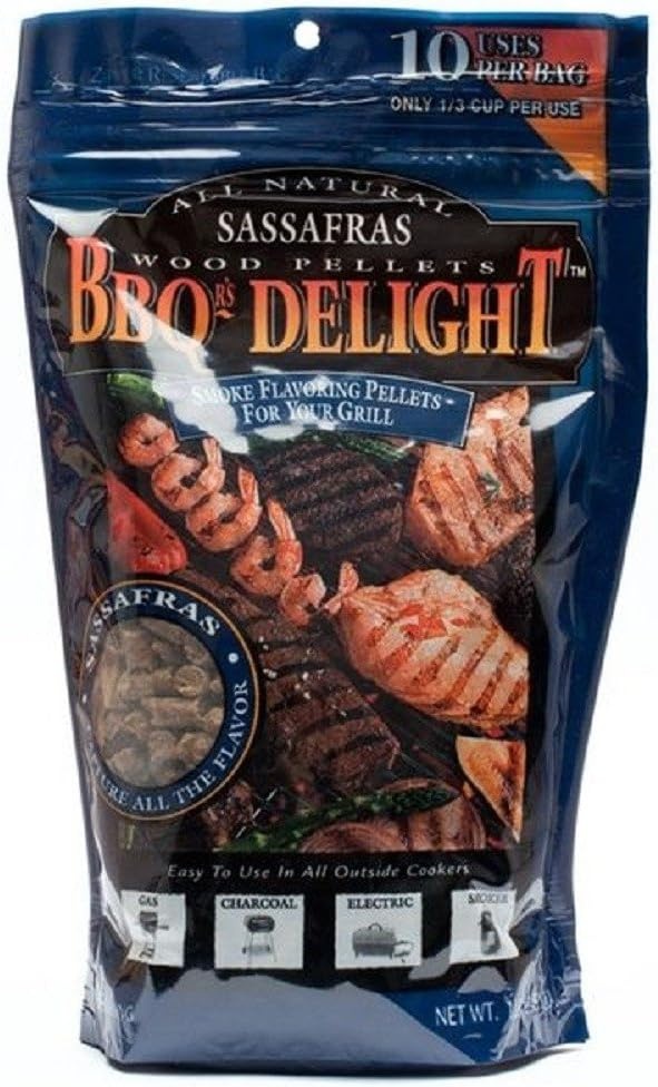 BBQr's Delight Sassafras pellets 450 g