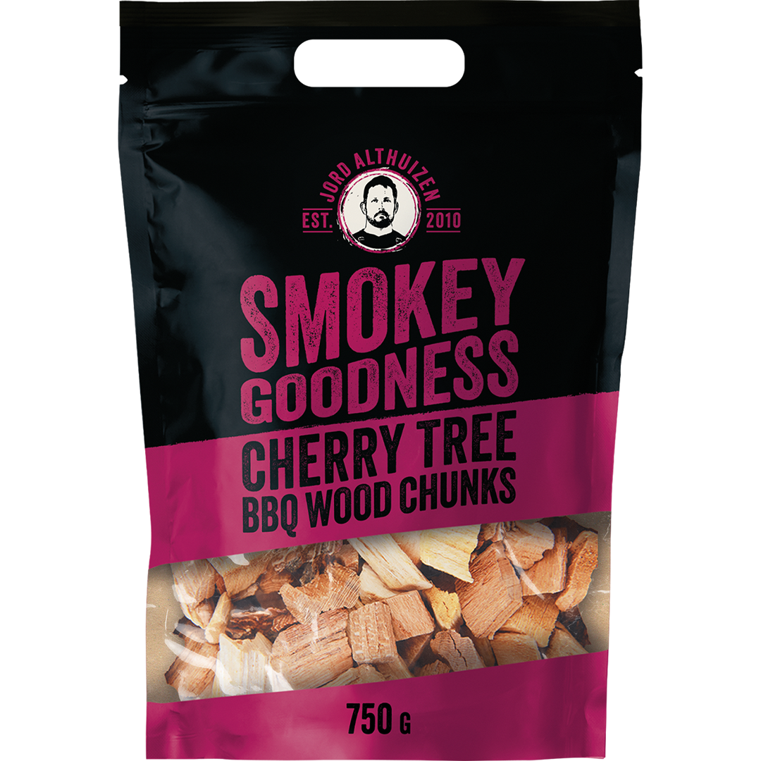 Smokey Goodness BBQ Wood Cherry Chunks 750 g