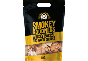 Smokey Goodness BBQ Wood Whiskey Barrel Chunks 500 g