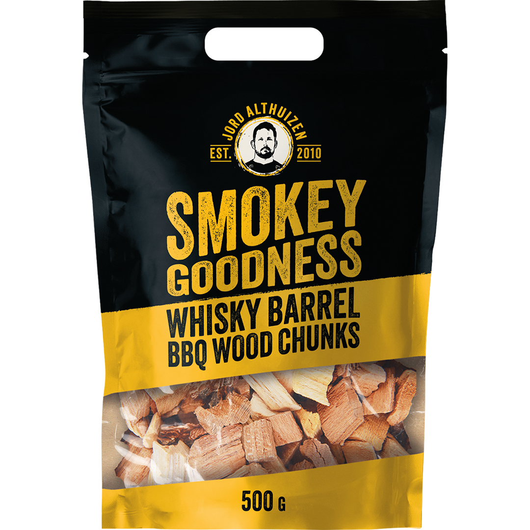 Smokey Goodness BBQ Wood Whiskey Barrel Chunks 500 g