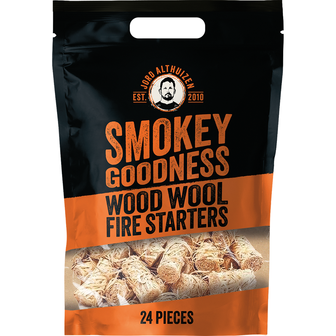 Smokey Goodness Fire Starter Wood Wool 24 stuks