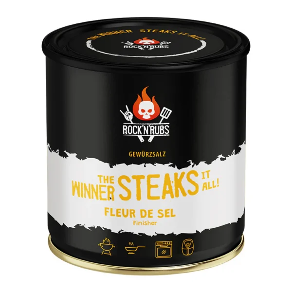 Rock'N'Rubs The winner steaks it all – Fleur de sel 180 g