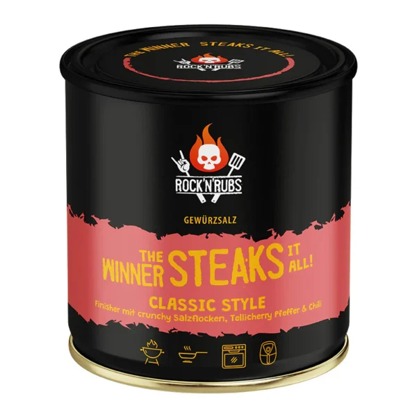 Rock'N'Rubs The winner steaks it all 140 g