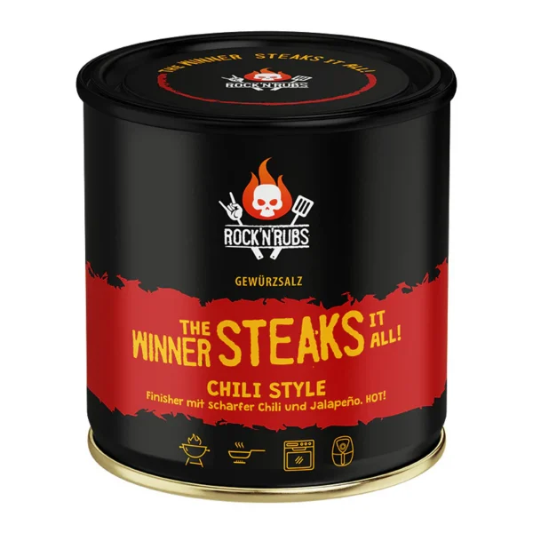 Rock'N'Rubs The winner steaks it all – chili style 180 g