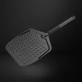 Witt 14″ Black Premium Pizza Peel, geperforeerde pizzaschep
