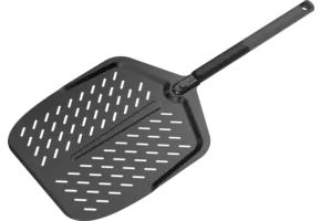 Witt 14″ Black Premium Pizza Peel, geperforeerde pizzaschep