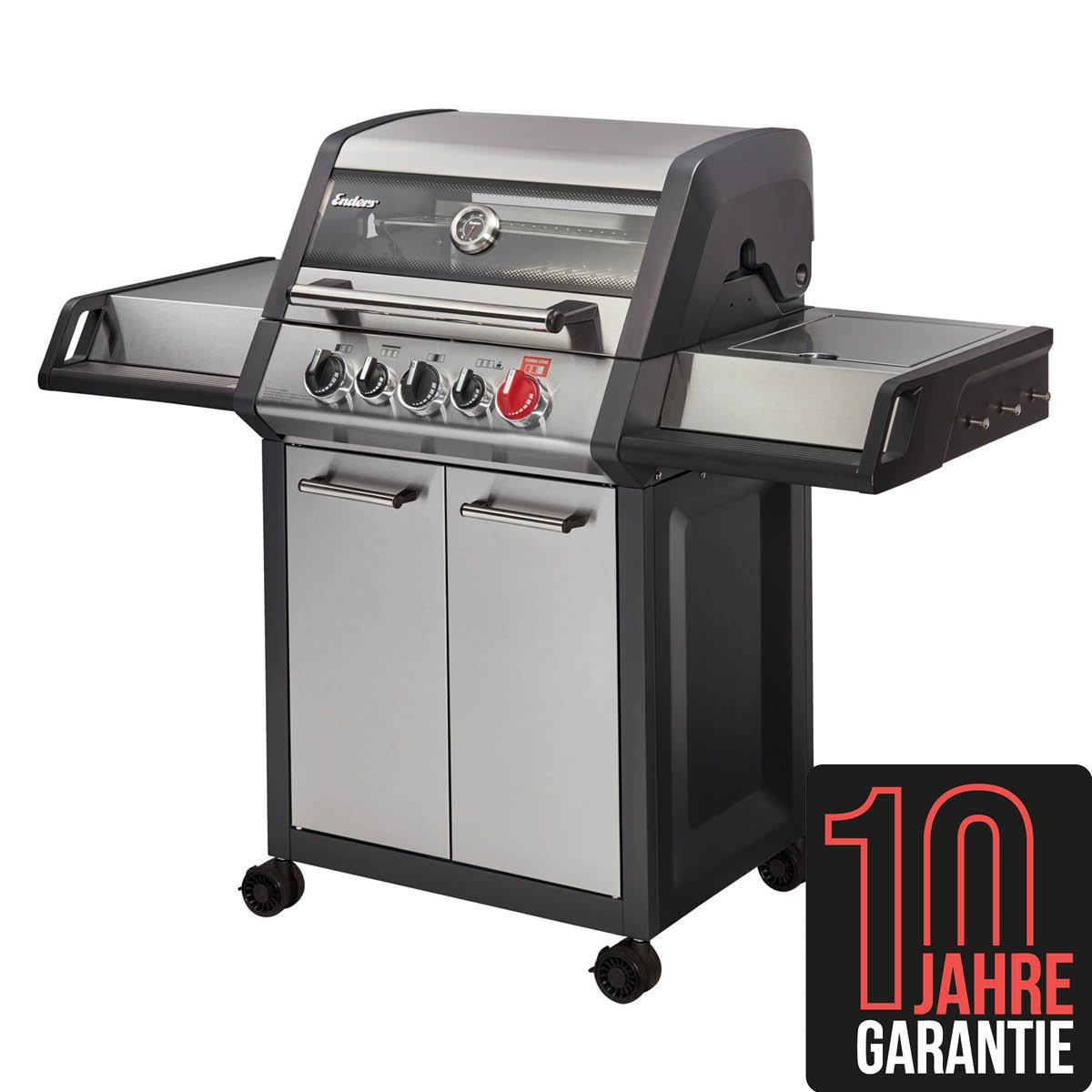 Enders Monroe Pro 3 SIK Turbo Gas barbecue RVS
