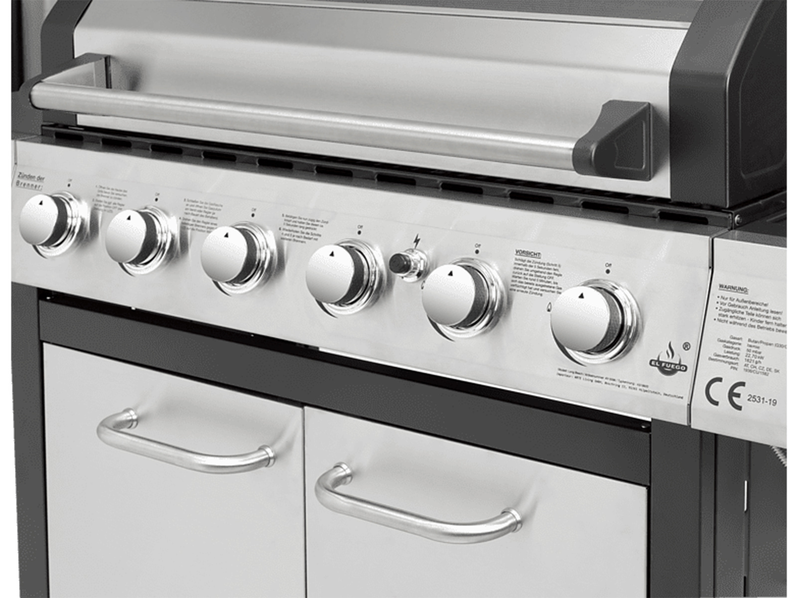 El Fuego Long Beach 6.1 gasbarbecue