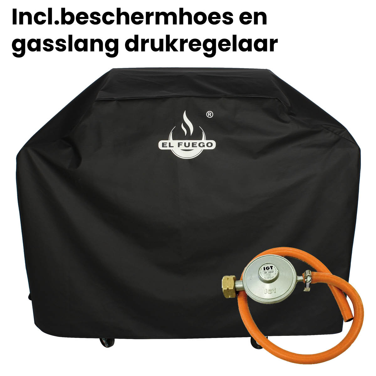 El Fuego Kingston 4.1 gasbarbecue met steakzone