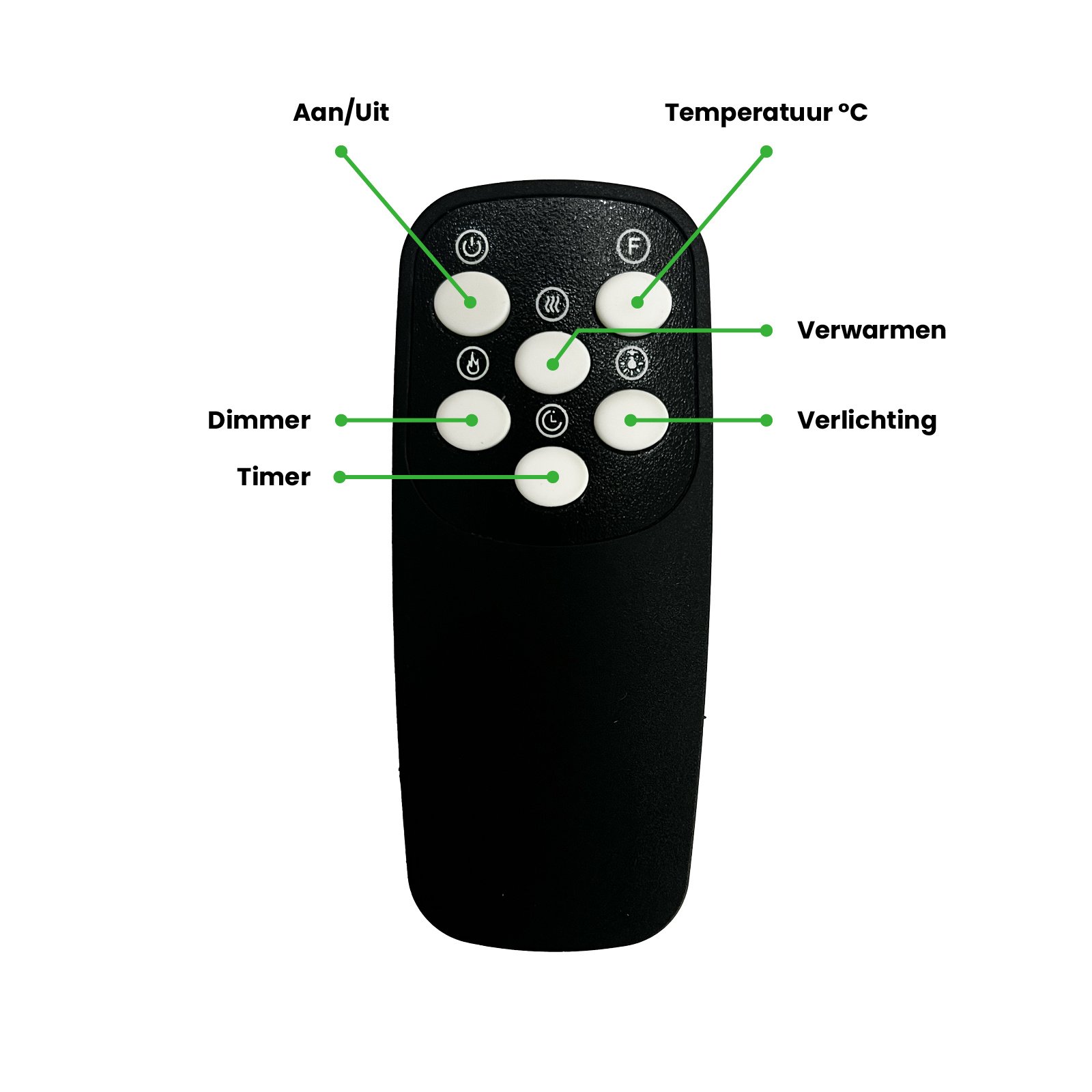 El Fuego In- opbouwsfeerhaard Cortina 110 x 34 x 12,5 cm