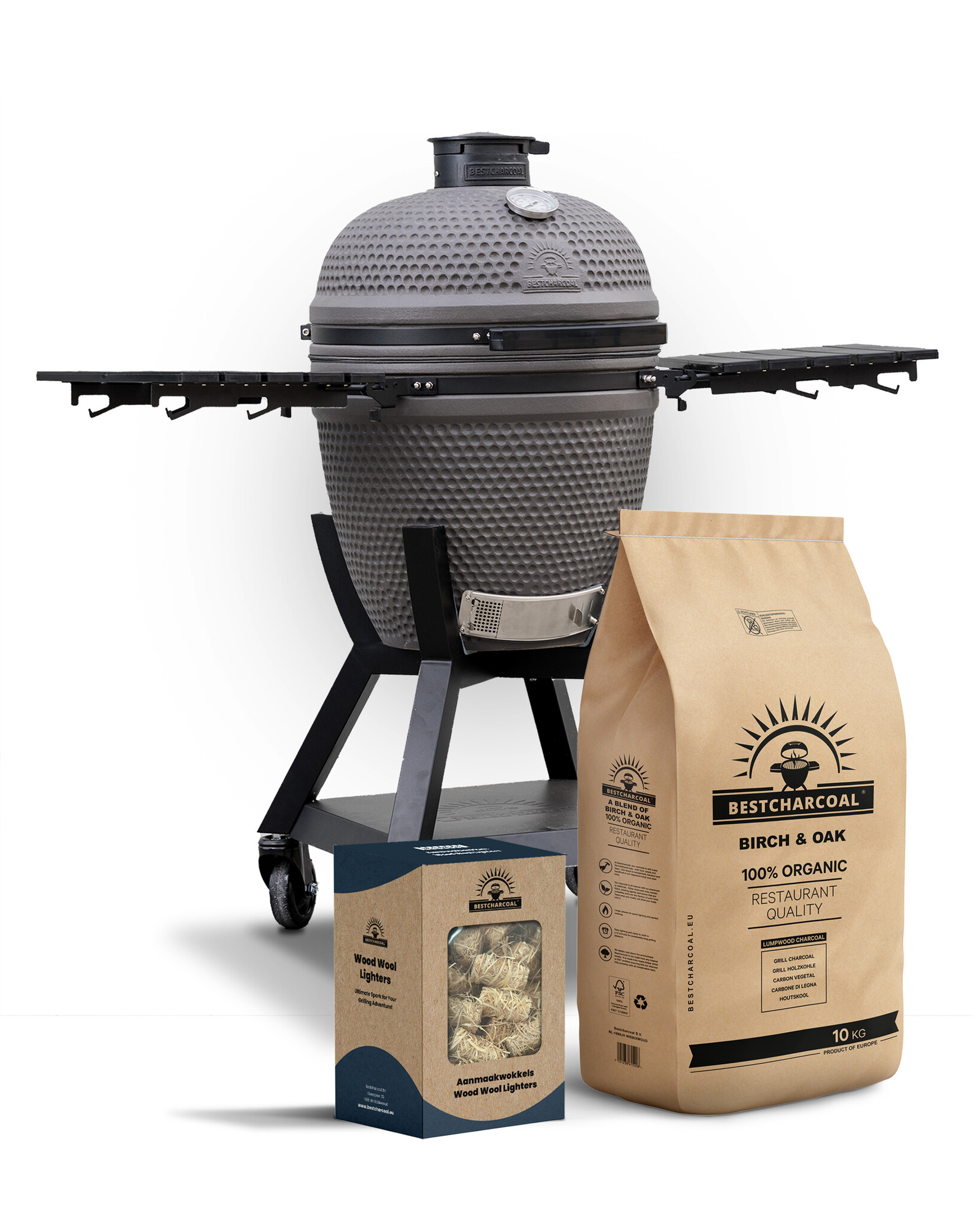 BestCharcoal Kamado Large - Black Friday Bundel