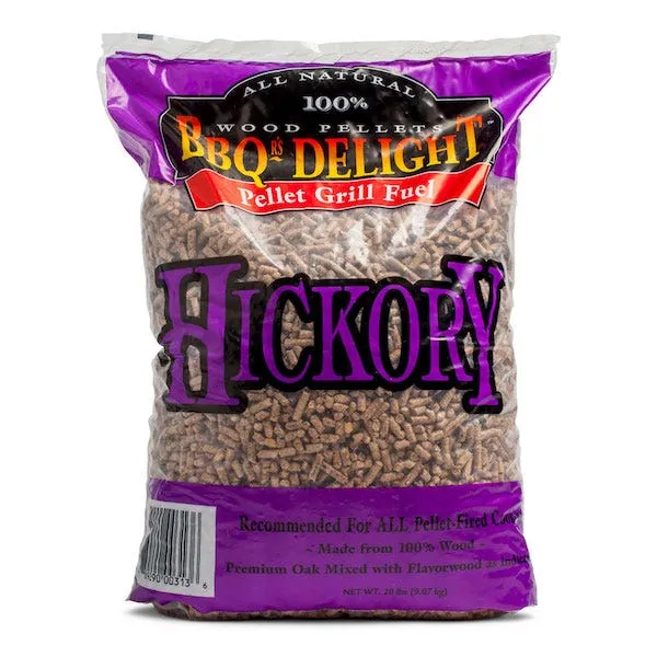BBQr's Delight Hickory pellets 9,07 kg