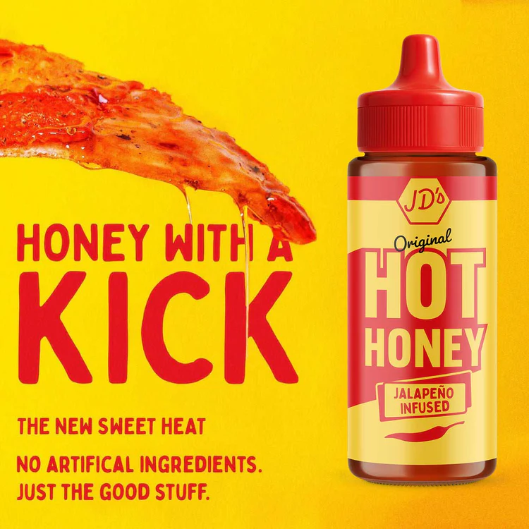 JD’s Hot Honey Original 260 g