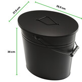 El Fuego Pellet- en Asemmer, 24 liter