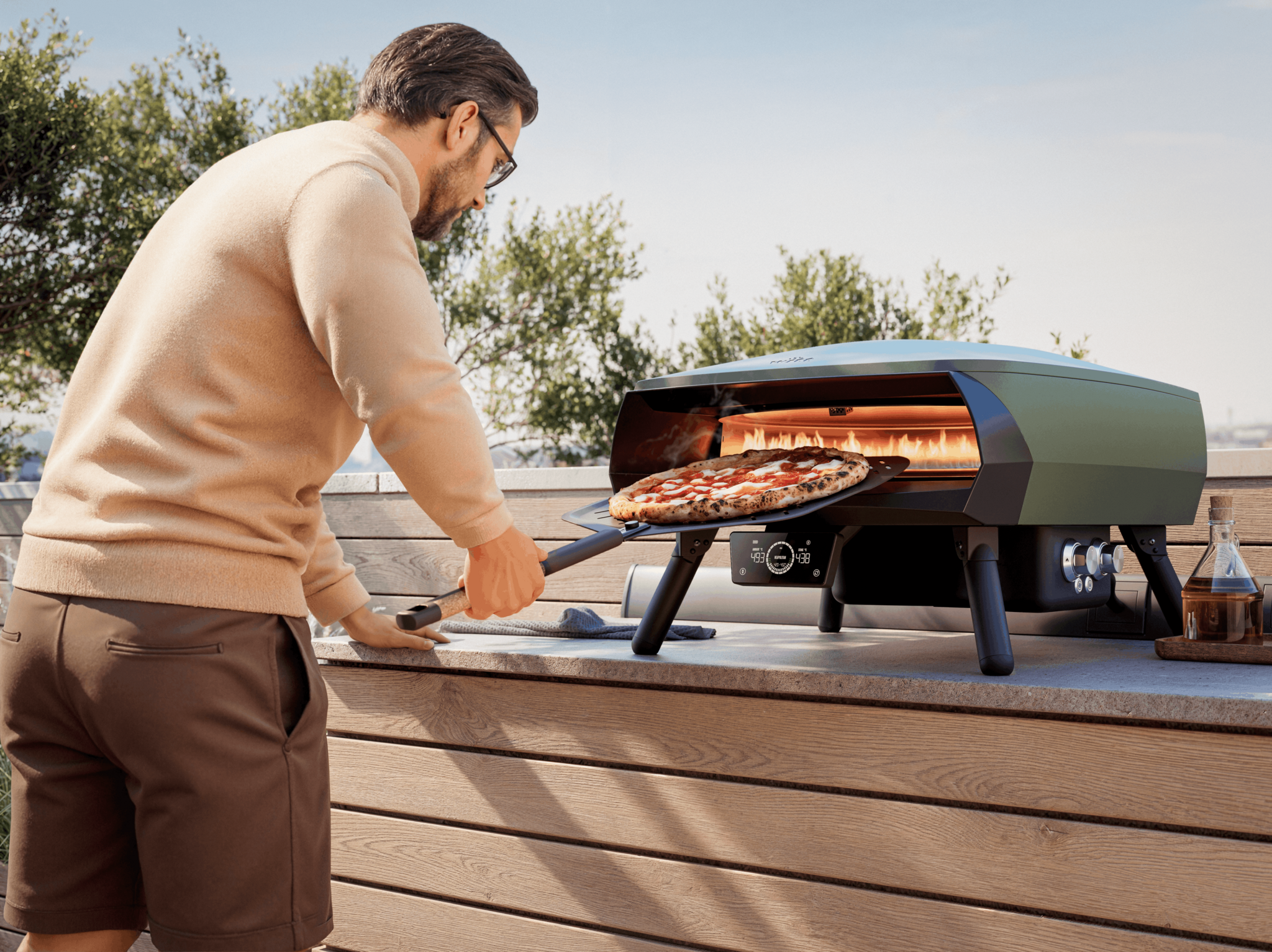 Witt Etna 16" Rotante Control Pizza Oven Mat Green