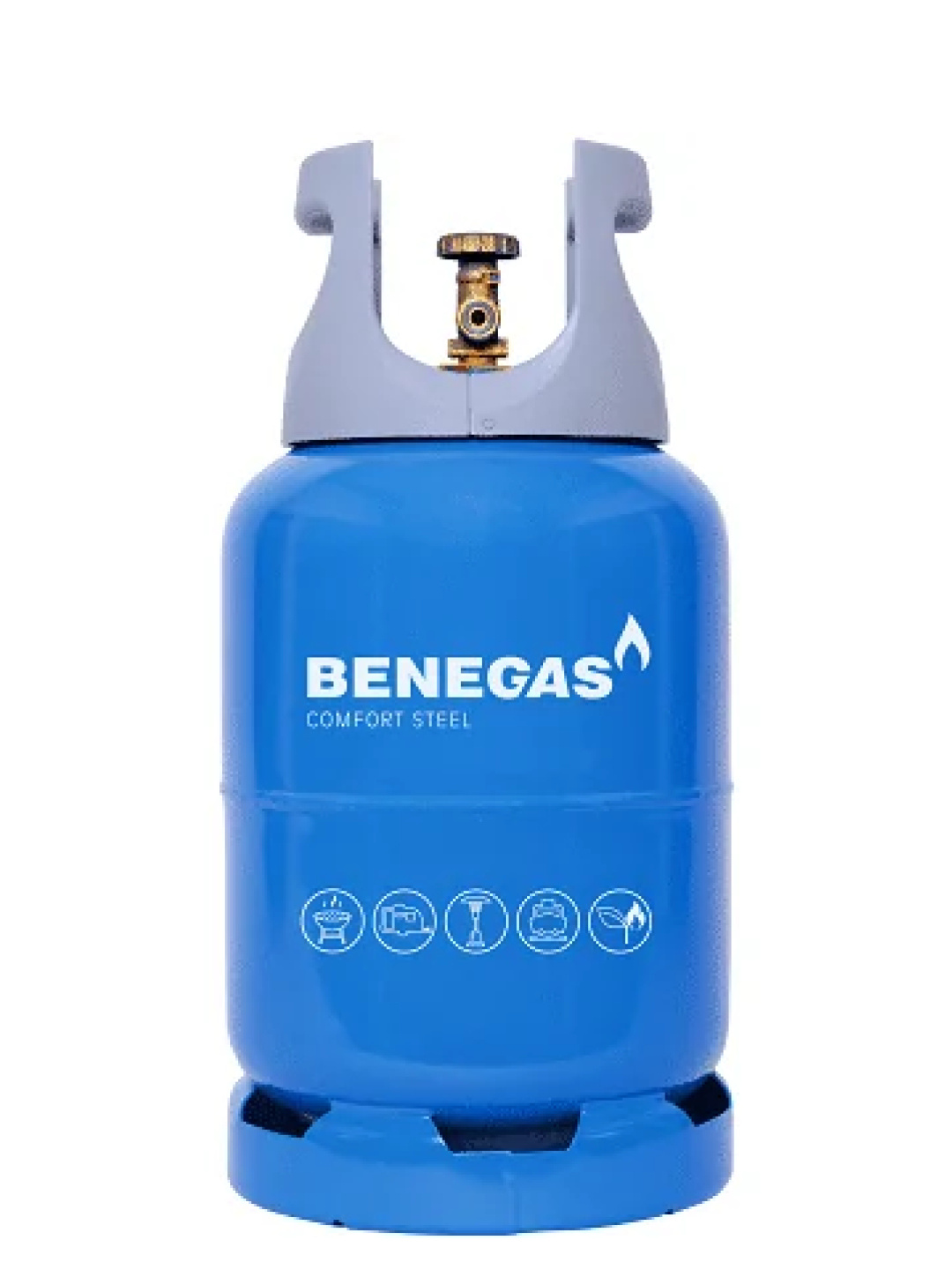 Benegas Comfortsteel gasfles 6 kg Vulling