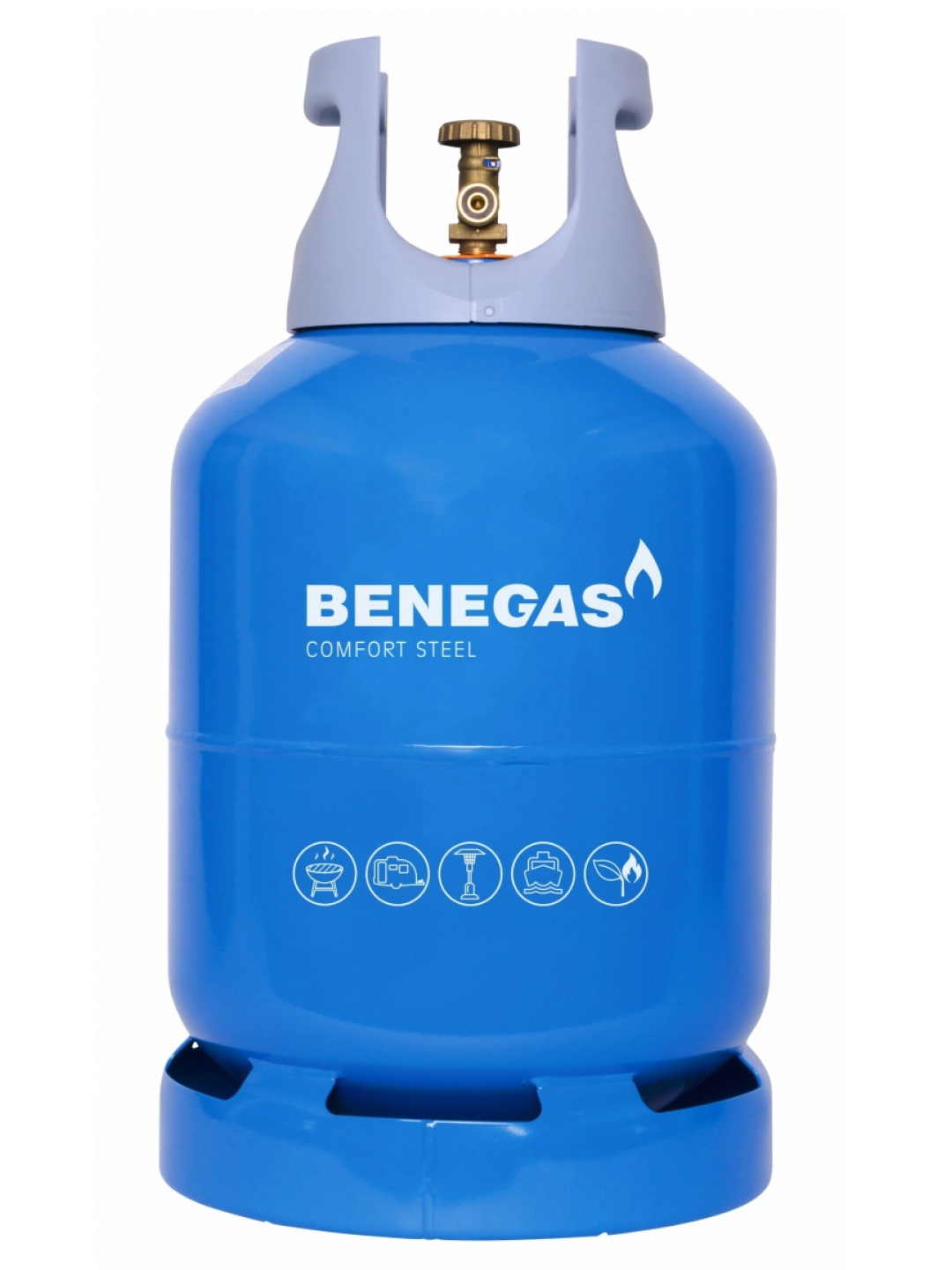 Benegas Comfortsteel gasfles 9,5 kg Vulling  | Excl. Fles