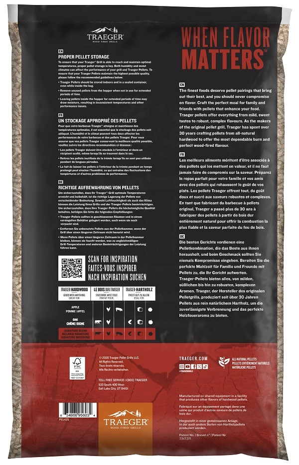 Traeger 9 kg Signature Blend Pellets