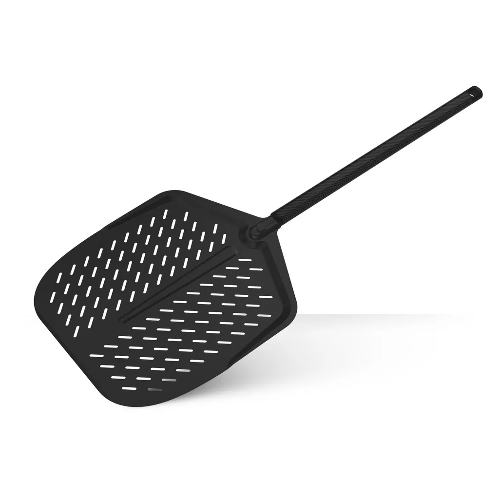 Witt Pizza gereedschapskist 14" schep, snijwiel, deegschraper | Zwart