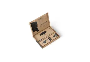 Witt Pizza gereedschapskist 14" schep, snijwiel, deegschraper | Zwart