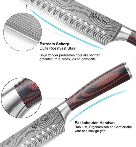 Paudin N5 Santokumes 17,5 cm - Universal