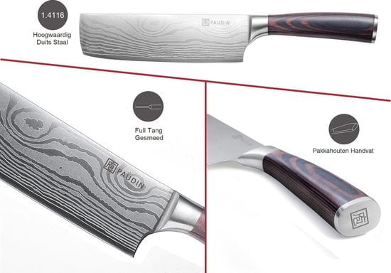 Paudin N6 Nakiri 17,5 cm - Universal