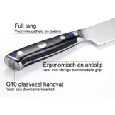 Paudin D1 Koksmes 20 cm – Ultra Dark