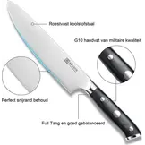 Paudin D1 Koksmes 20 cm – Ultra Dark