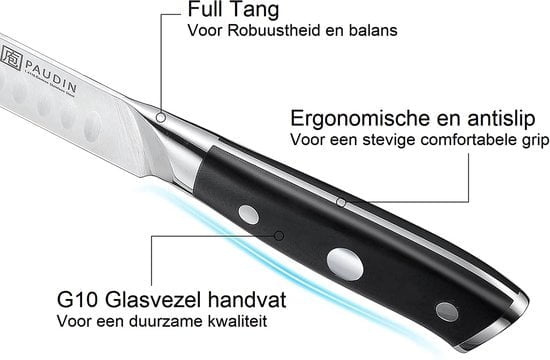 Paudin D8 Trancheermes 20 cm – Ultra Dark