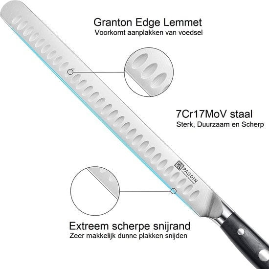 Paudin D8 Trancheermes 20 cm – Ultra Dark