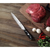 Paudin D9 Vleesmes en Vork 20 cm – Ultra Dark