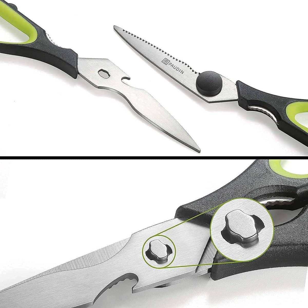 Paudin J2G Demontabele Multifunctionele 4‑in‑1 Keukenschaar