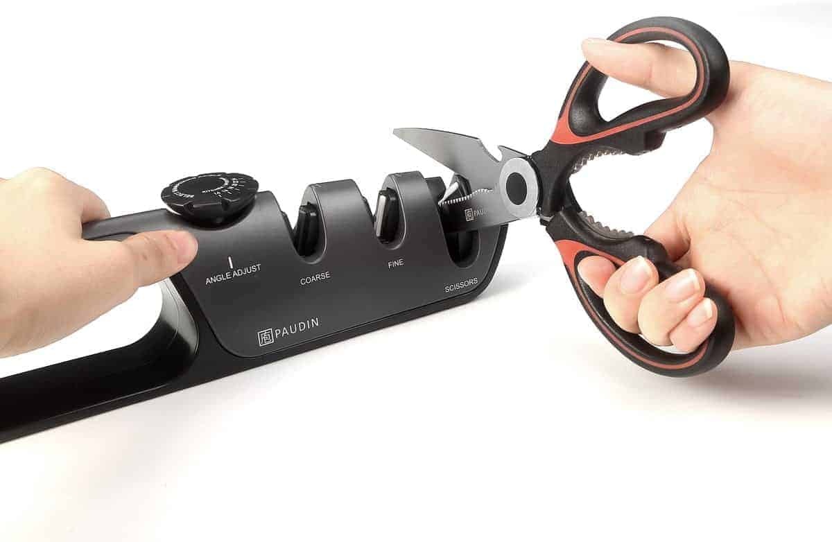 Paudin KS1 Verstelbare 3‑Traps Messenslijper