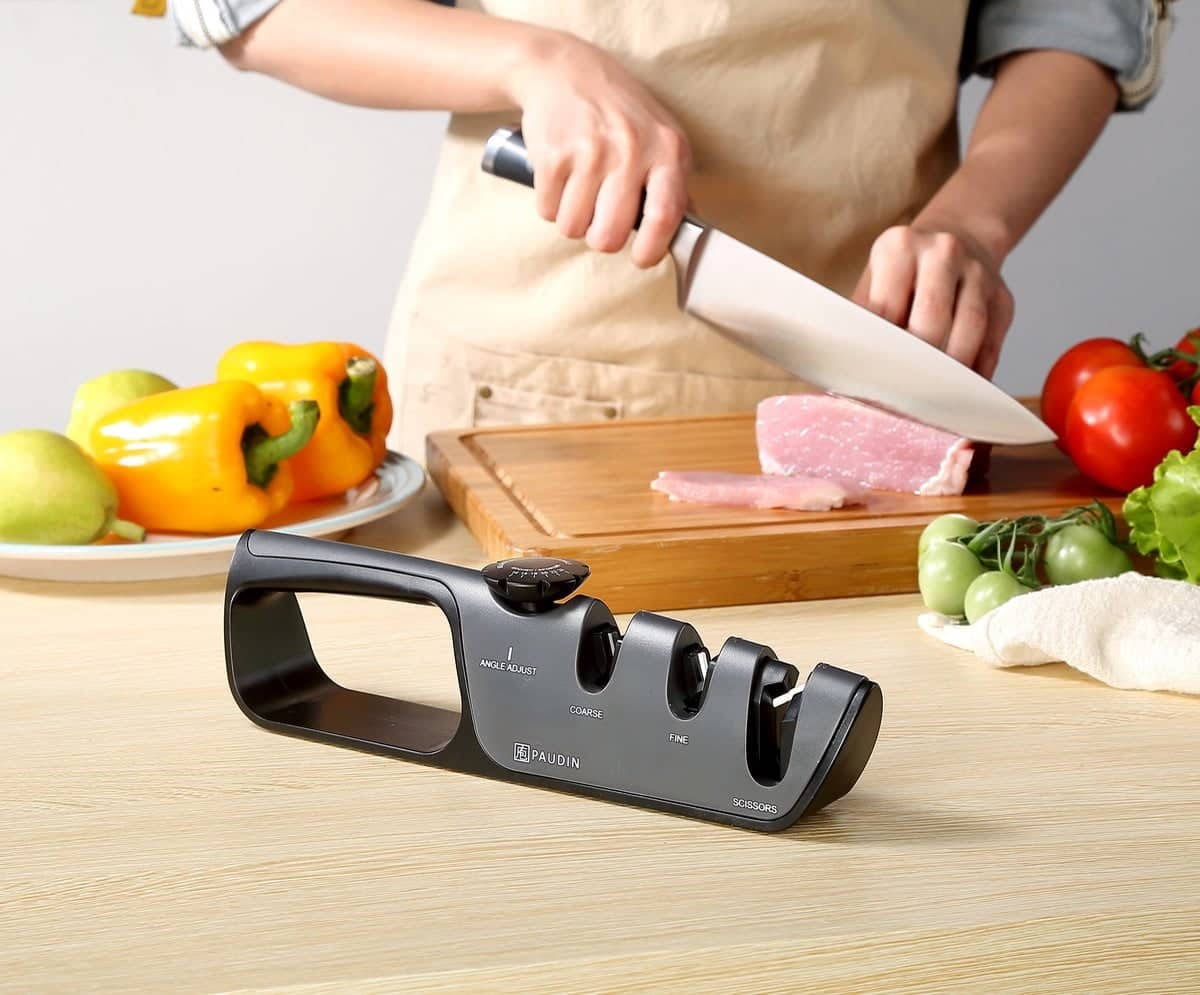 Paudin KS1 Verstelbare 3‑Traps Messenslijper