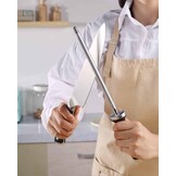 Paudin NH2 Premium Aanzetstaal – Damascusstaal