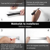 Paudin KB2 Magnetische Messenhouder 45 cm – Geborsteld RVS