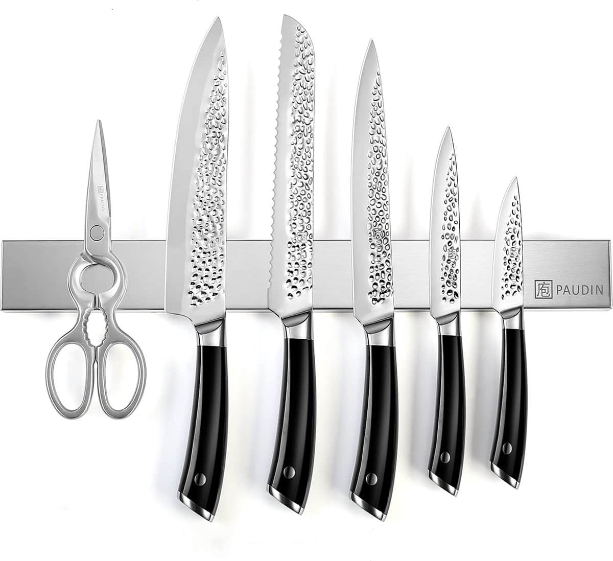 Paudin KB2 Magnetische Messenhouder 45 cm – Geborsteld RVS