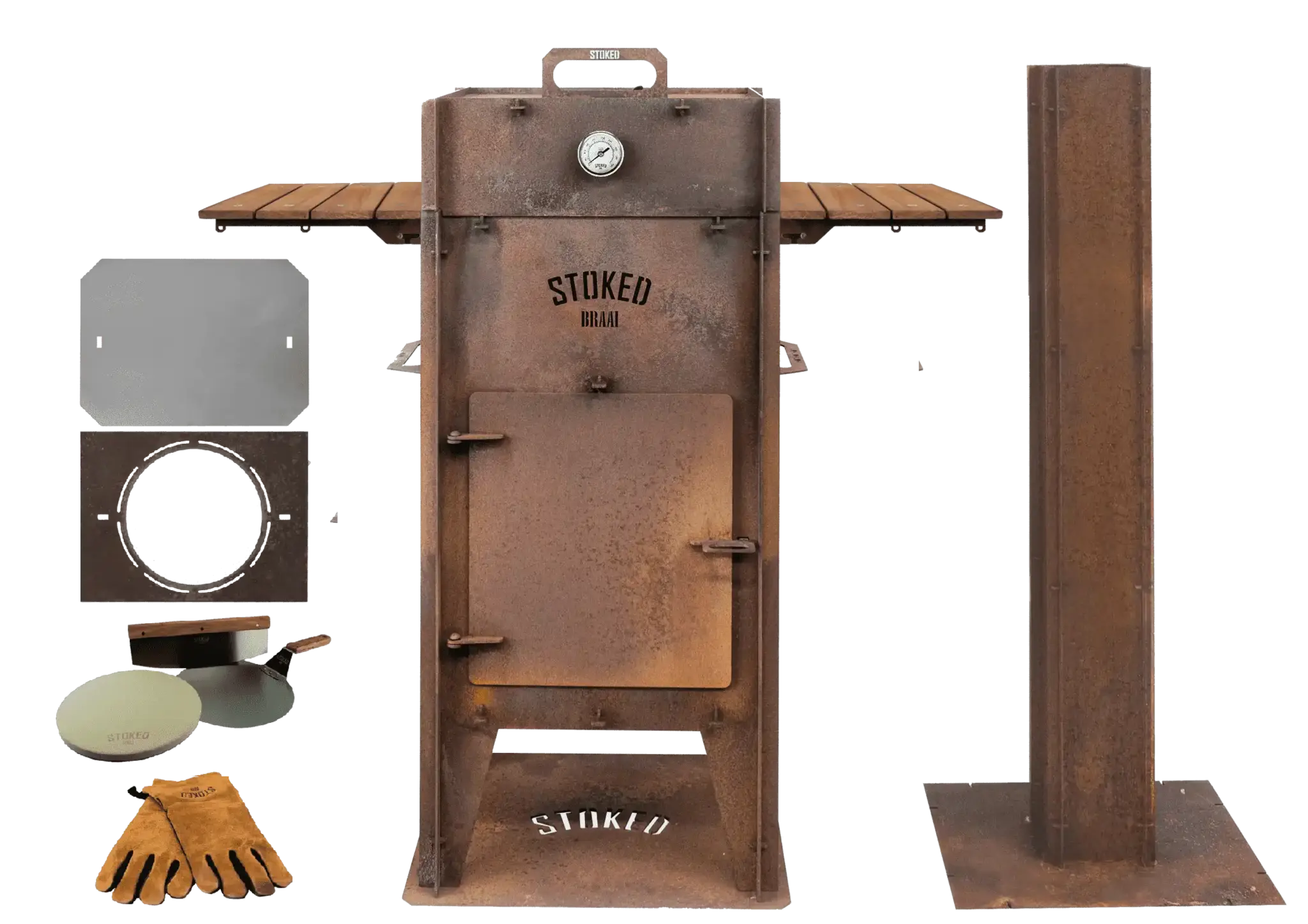 Stoked Braai Premium BBQ, Tuinhaard & Pizzaoven set