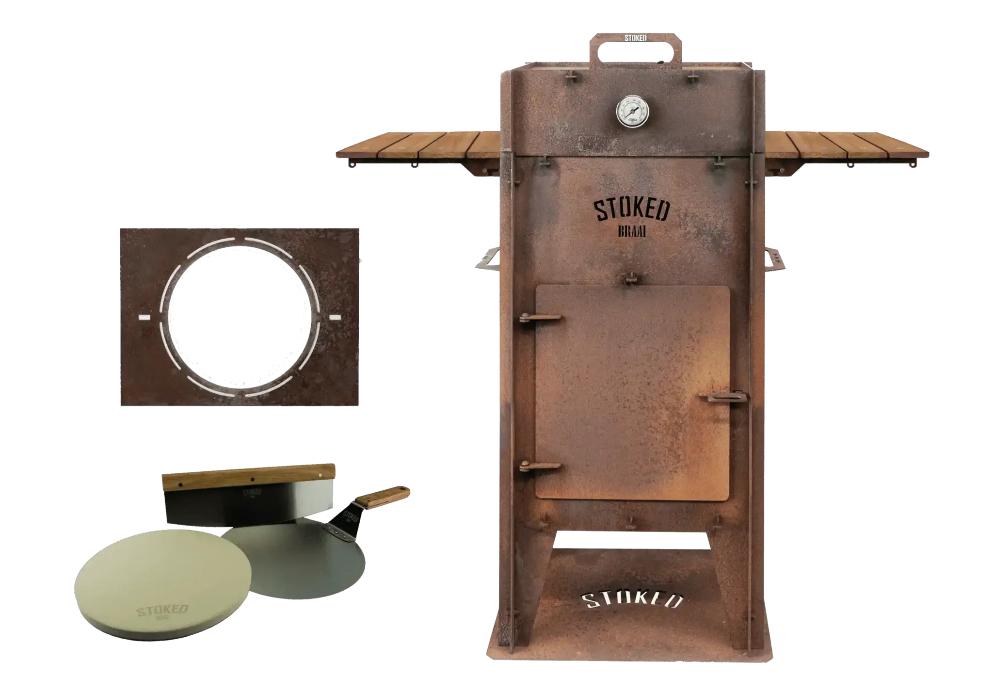 Stoked Braai Italian Pizzaoven, BBQ & Tuinhaard set