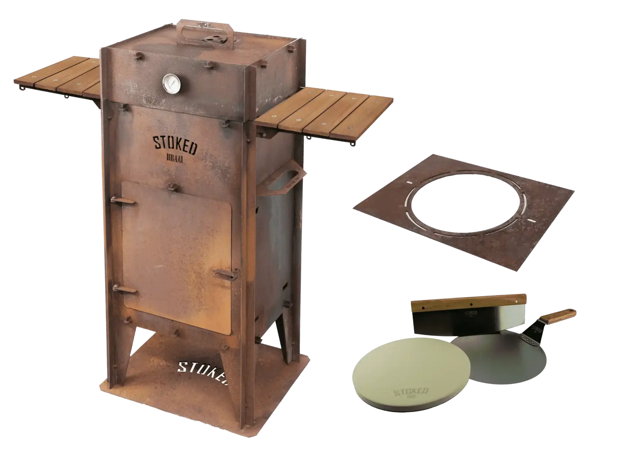 Stoked Braai Italian Pizzaoven, BBQ & Tuinhaard set