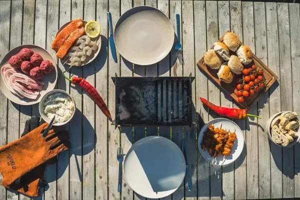 Stoked Mini Tafelbarbecue & vuurkorf set