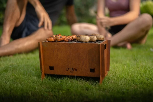 Stoked Mini Tafelbarbecue & vuurkorf set