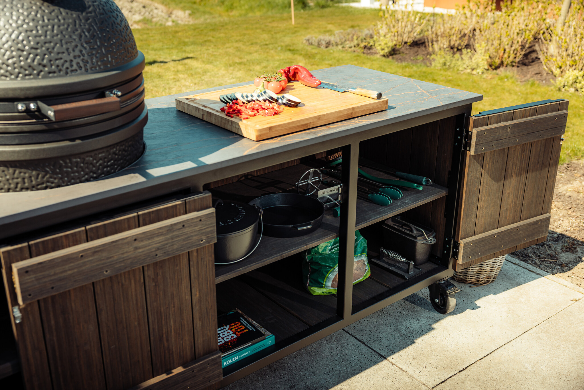 FRAAII Inferno Rhombus Buitenkeuken - Kamadomeubel