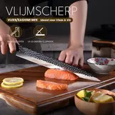 Paudin HB1 Sashimi- & Vleesmes 27,5 cm - Hammer Black