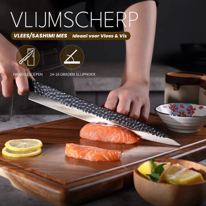 Paudin HB1 Sashimi- & Vleesmes 27,5 cm - Hammer Black