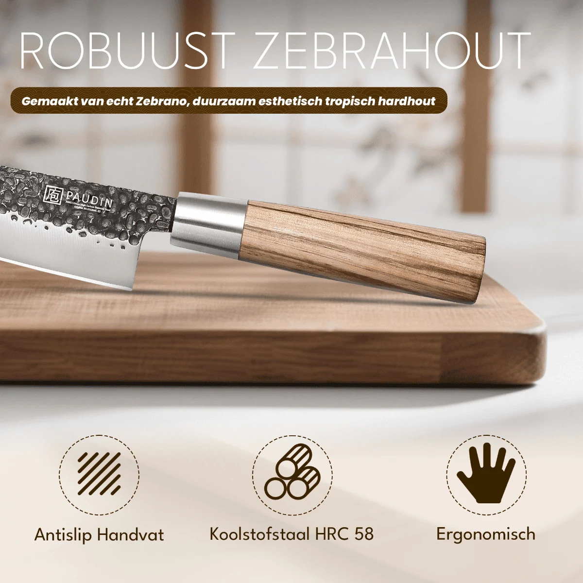 Paudin HB4 Koksmes 20 cm - Hammer Black