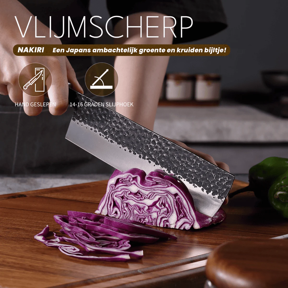 Paudin HB7 Nakirimes 17,5 cm - Hammer Black