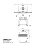 YAKINIKU Large Kamado Black Edition - Basic