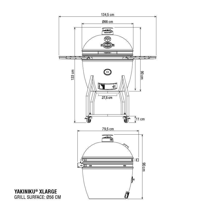 YAKINIKU XL Kamado Solo - Basic