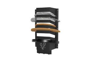 BBQ Buddies Accessoirehouder BBQ 56 x 30 CM - bevat 6 sleuven voor roosters - Medium